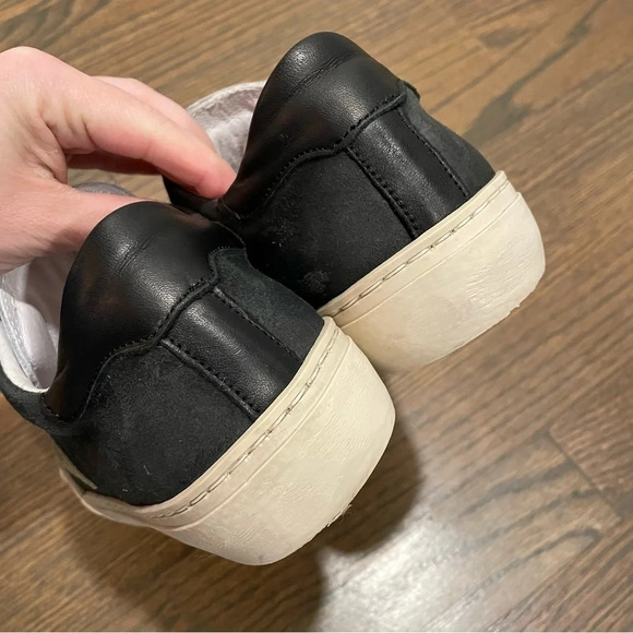 L’idea by Lori Star Factory Distressed Leather Sneakers - Picture 9 of 13